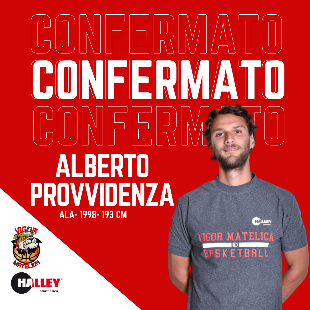 Halley, un'altra certezza: Alberto Provvidenza resta con noi!