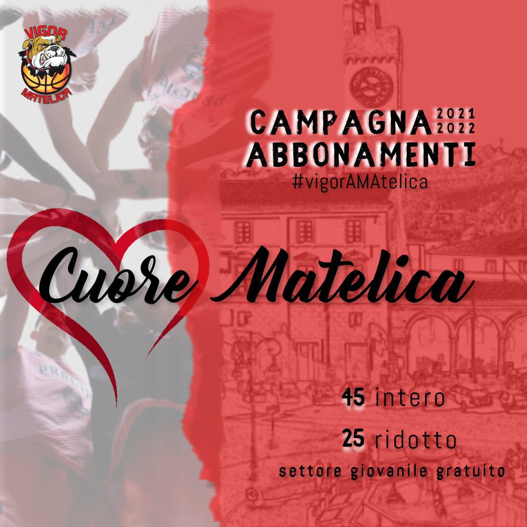 Cuore Matelica via alla campagna abbonamento 2021-2022