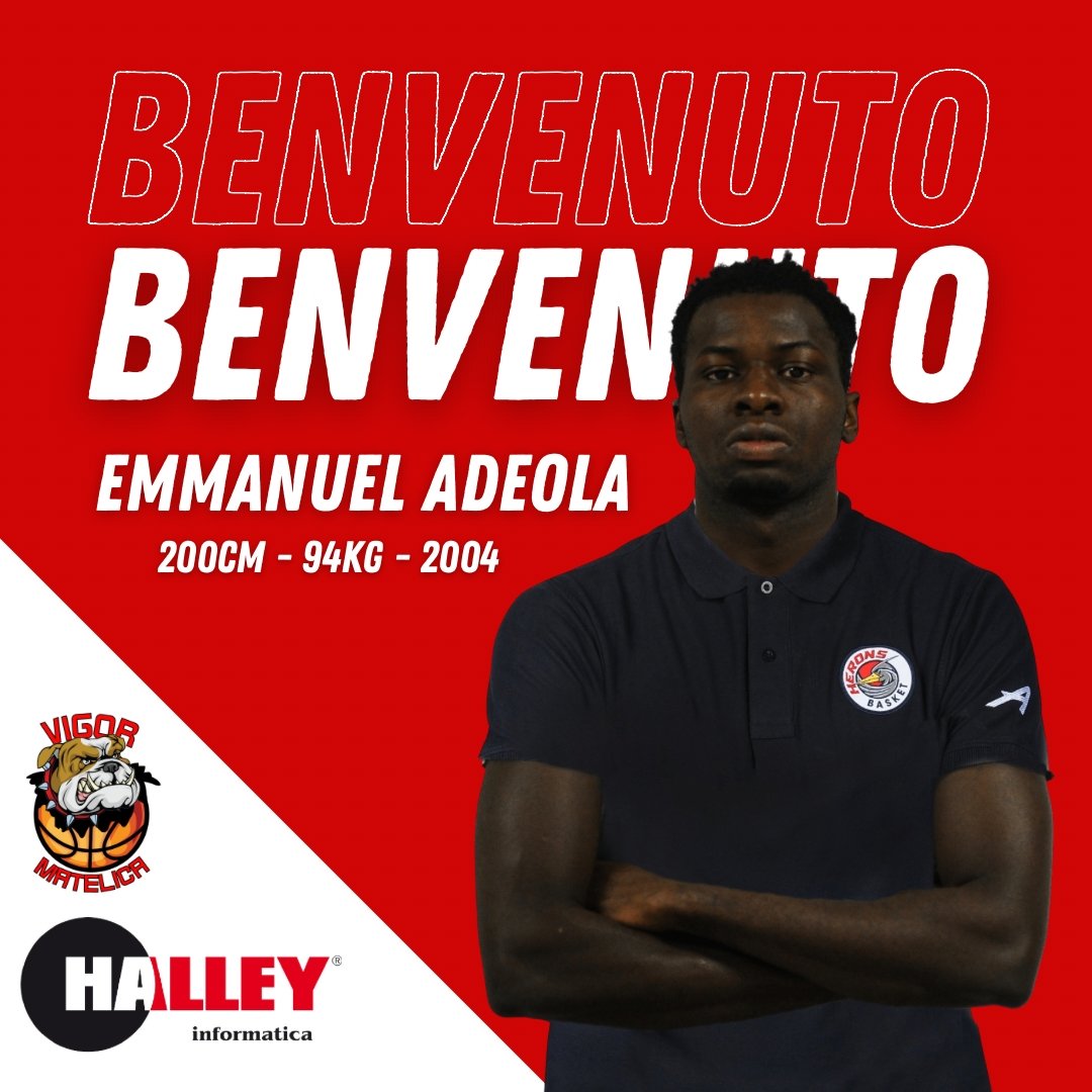 La Halley si allunga con l’innesto di Emmanuel Adeola