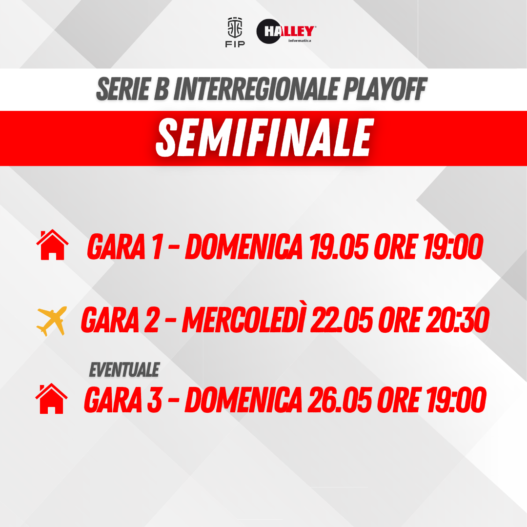 Semifinale, ecco il calendario della serie con la Italservice Pesaro