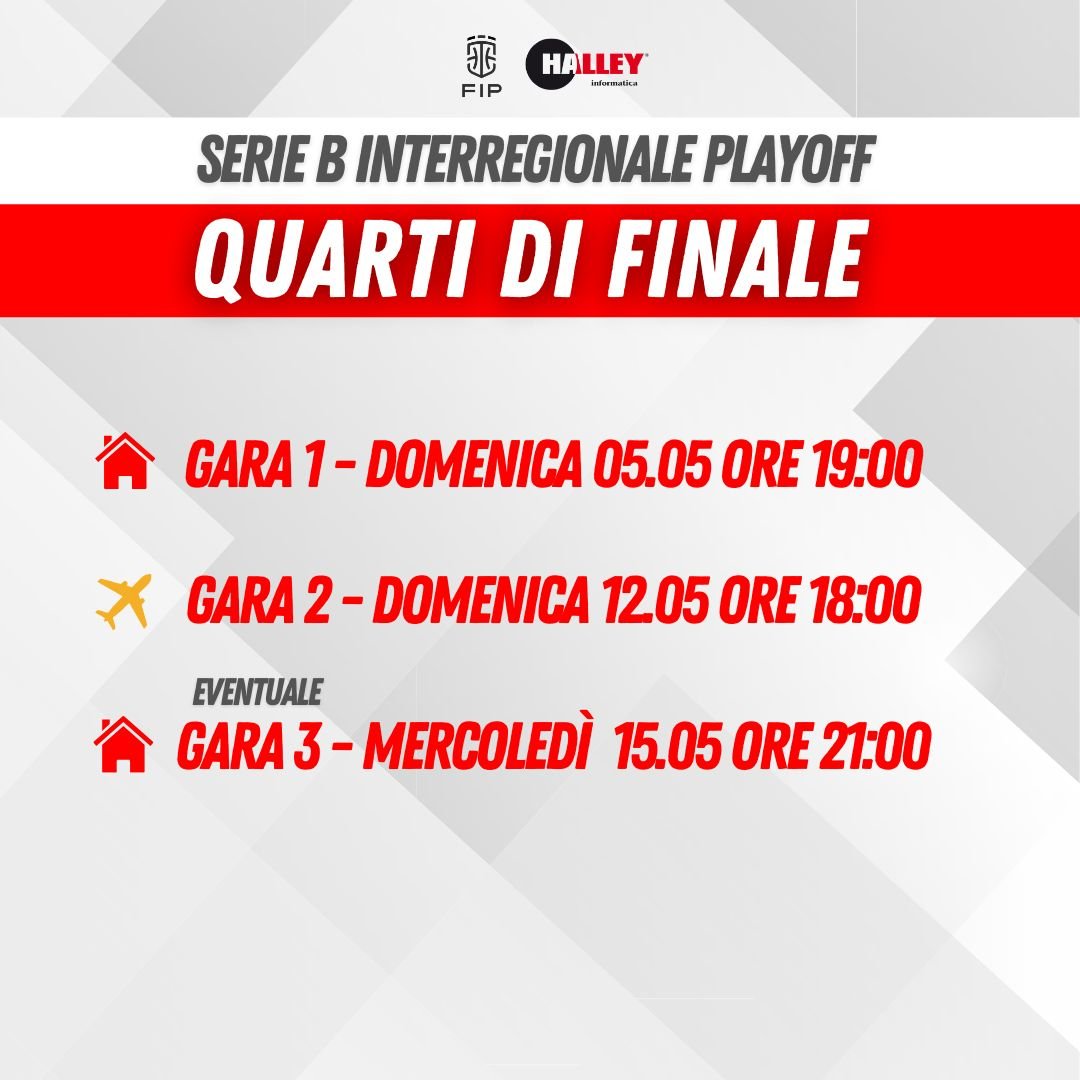 Playoff, ecco il calendario dei quarti di finale