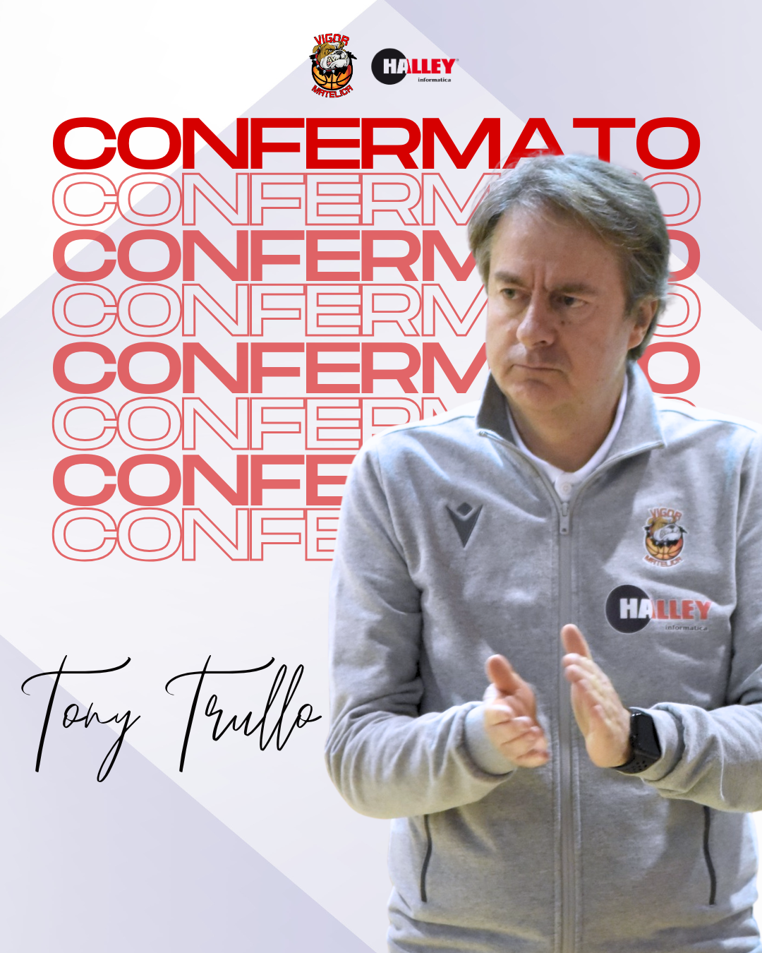 La Halley riparte da coach Trullo
